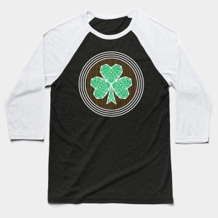 Geometric Shamrock Baseball T-Shirt